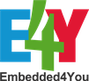 Embedded4you klein logo